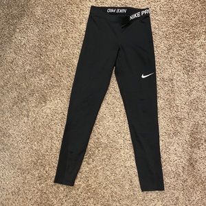 Black Nike Pro full length Leggings